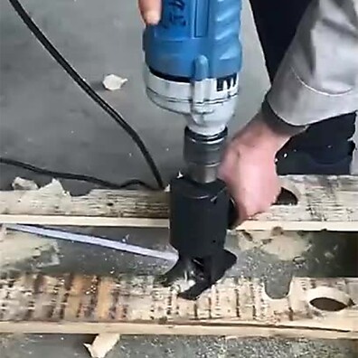 Serra Elétrica Adaptável: Transforme sua Furadeira!