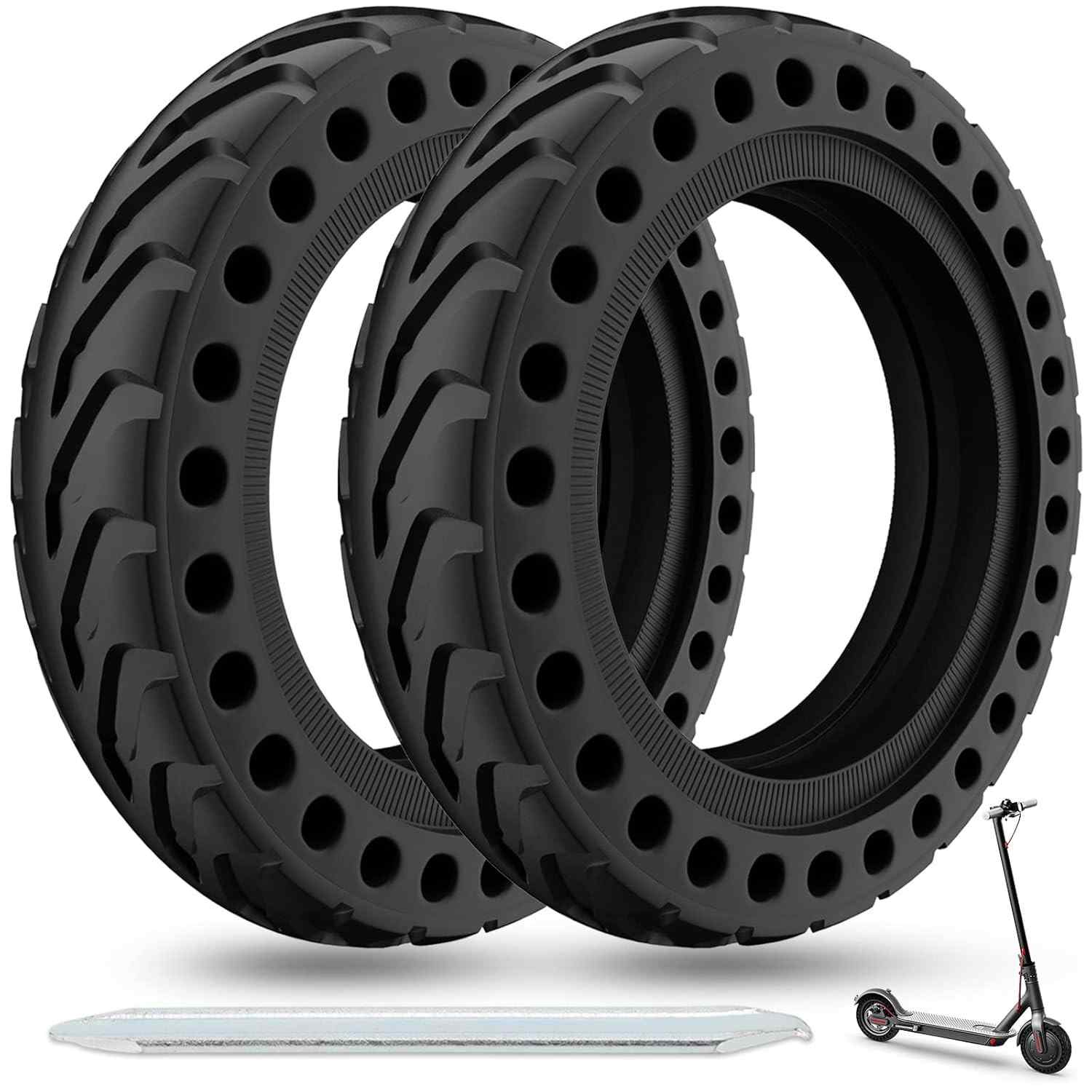 Pneu Sólido Anti-Furo para Xiaomi M365/Pro e Gotrax - 8.5" - Durabilidade e Segurança Garantidas