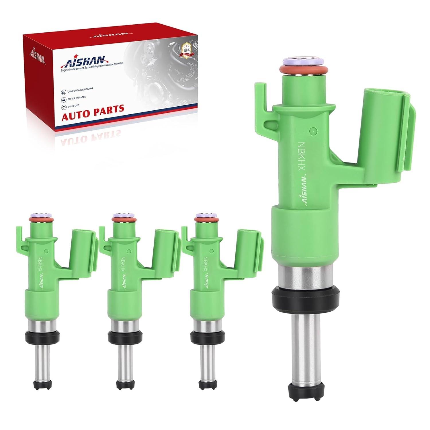 Kit 4 Injetores de Combustível 10 Furos para Toyota Camry, RAV4, Highlander, ES300h, ES250, Avalon, Sienna - Desempenho Otimizado