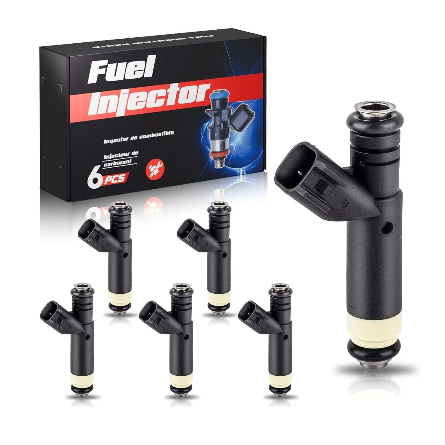 Injetores de Combustível ENA 3 Furos para Ford Ranger e Mazda B3000 V6 3.0L (2001-2008) - Kit 6 Peças