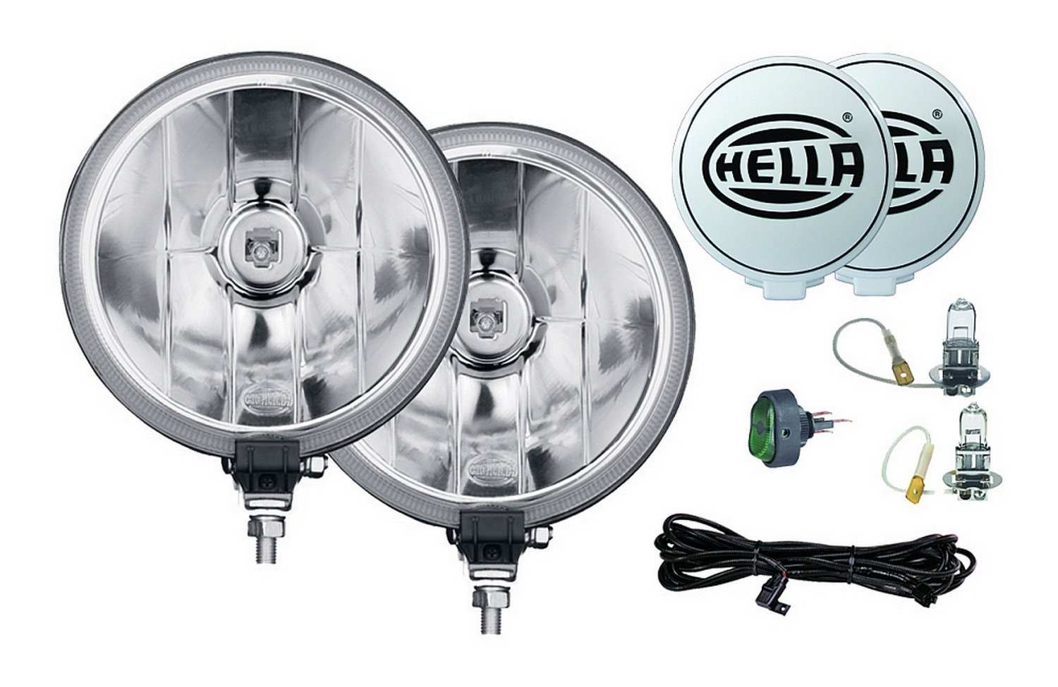 Kit Farol de Milha Hella 500FF para Porsche e Fusca: Ilumine Seus Caminhos com Segurança e Estilo Original