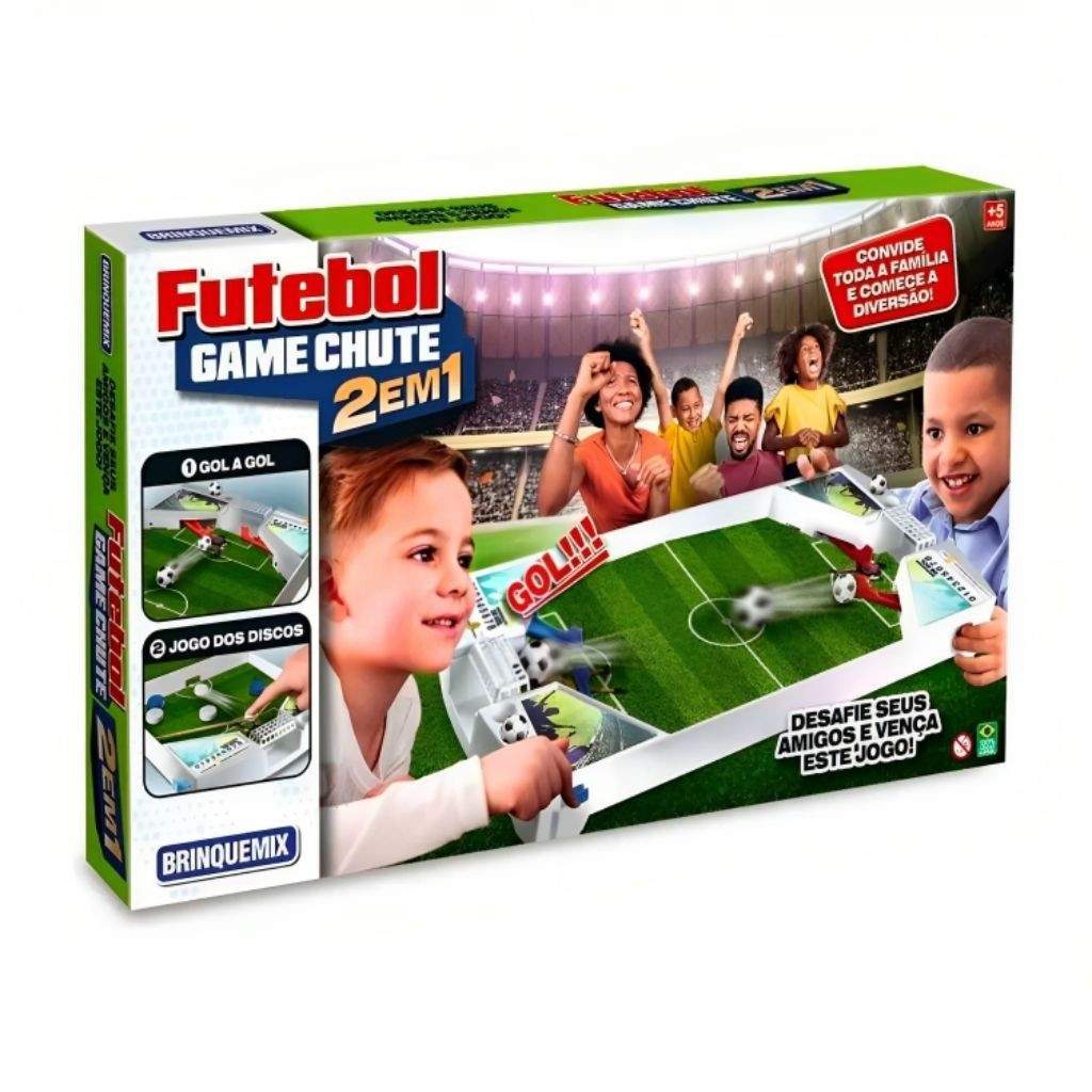 Futebol de Mesa Game Chute 2 em 1: Diversão Garantida!