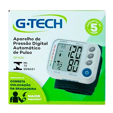 G-Tech GP400: Monitore sua Pressão com Precisão