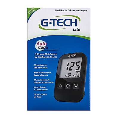 G-Tech Lite Kit Monitor de Glicemia – Prático e Completo