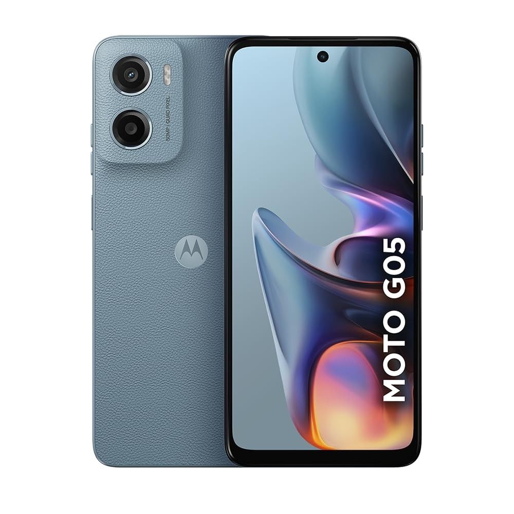Smartphone Motorola Moto G05: 128GB, 12GB RAM Boost, Câmera 50MP AI, Bateria 5200mAh, Tela 6.7" Superbrilho - Cinza