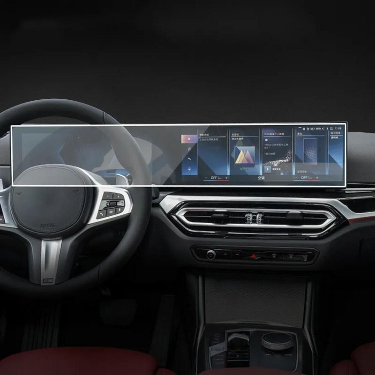 Proteção Premium para Tela de Navegação BMW G09 XM 2022-2024: Película TPU Transparente e Durável