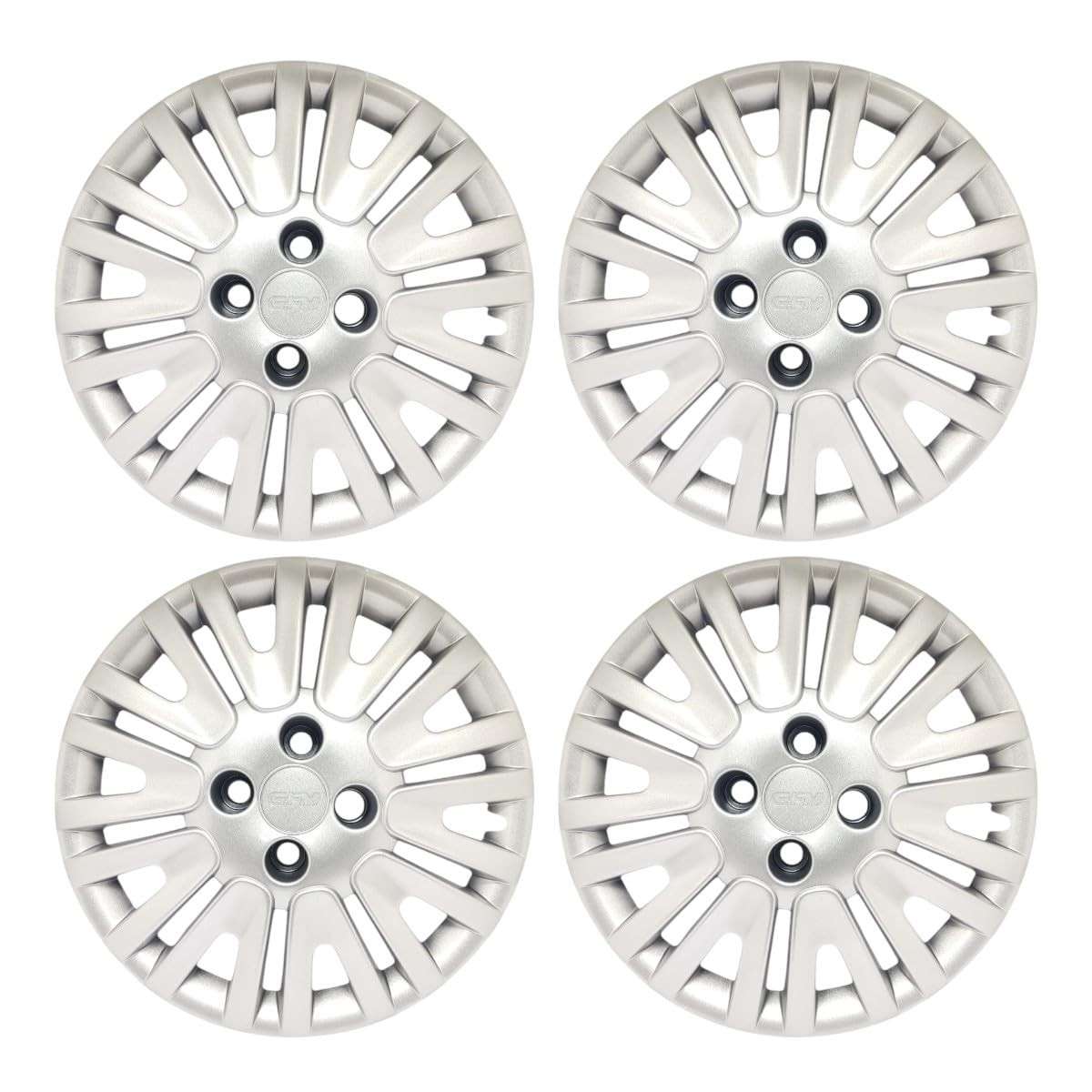Kit 4 Calotas Aro 14 Prata para Gol G5 Power (2009-2010) - Design Moderno e Proteção