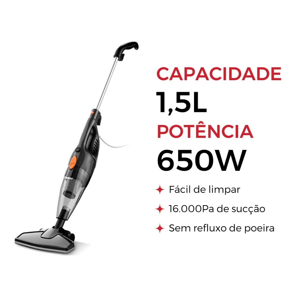 Gaabor 16.000Pa: Limpeza Poderosa e Leve!