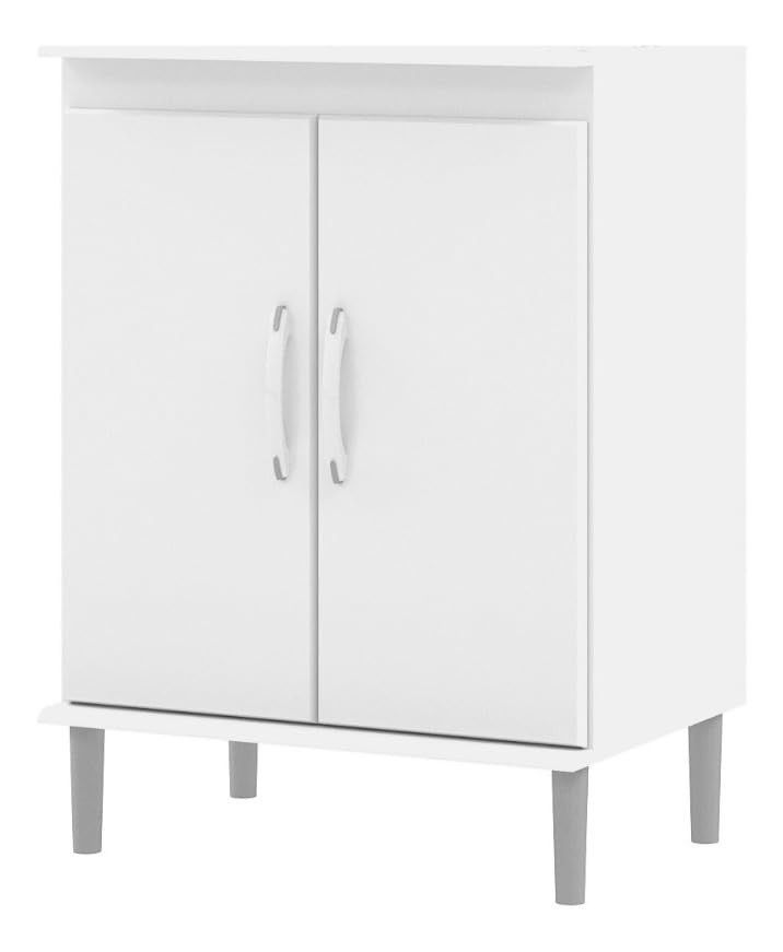 Gabinete Balcão Multiuso para Cozinha com 2 Portas - Ideal para Forno Micro-ondas