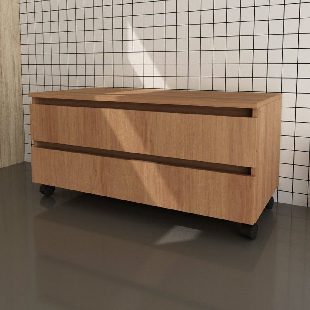 Gabinete Banheiro 80cm com Rodízios: Organize com Estilo!