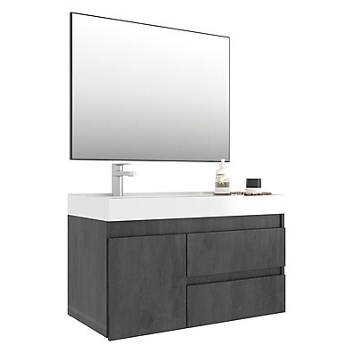 Gabinete Banheiro com Cuba e Espelho 80cm – Elegância e Praticidade