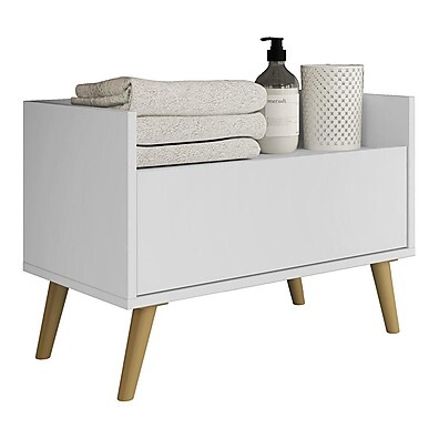 Gabinete de Banheiro 80cm Retrô: Charme e Praticidade