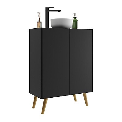 Gabinete de Banheiro Retrô 63cm: Charme e Organização