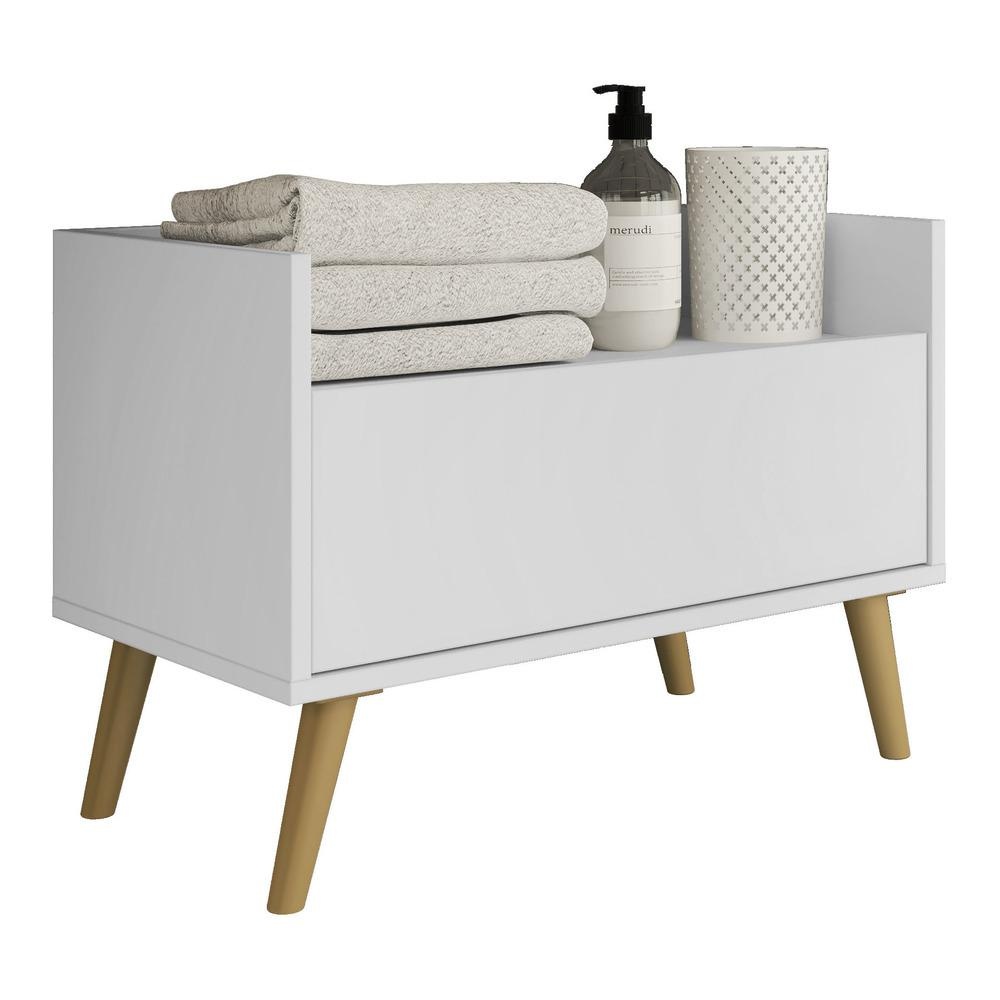 Gabinete de Banheiro Retrô 80cm: Charme e Praticidade
