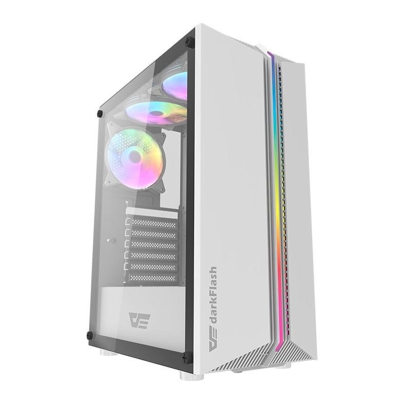 Gabinete Gamer DK151: RGB, Vidro e 3 Fans!