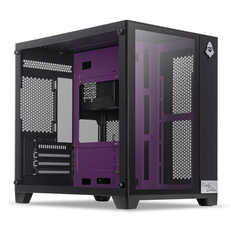Gabinete Gamer Mancer CV300 Purple Edition: Design Roxo e Funcionalidade de Alto Desempenho