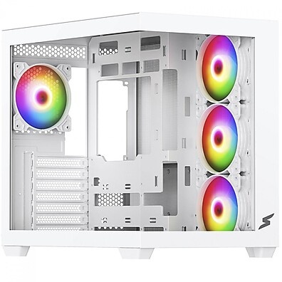 Gabinete Gamer SuperFrame Fusion: Mid Tower com Vidro Temperado e Design Moderno