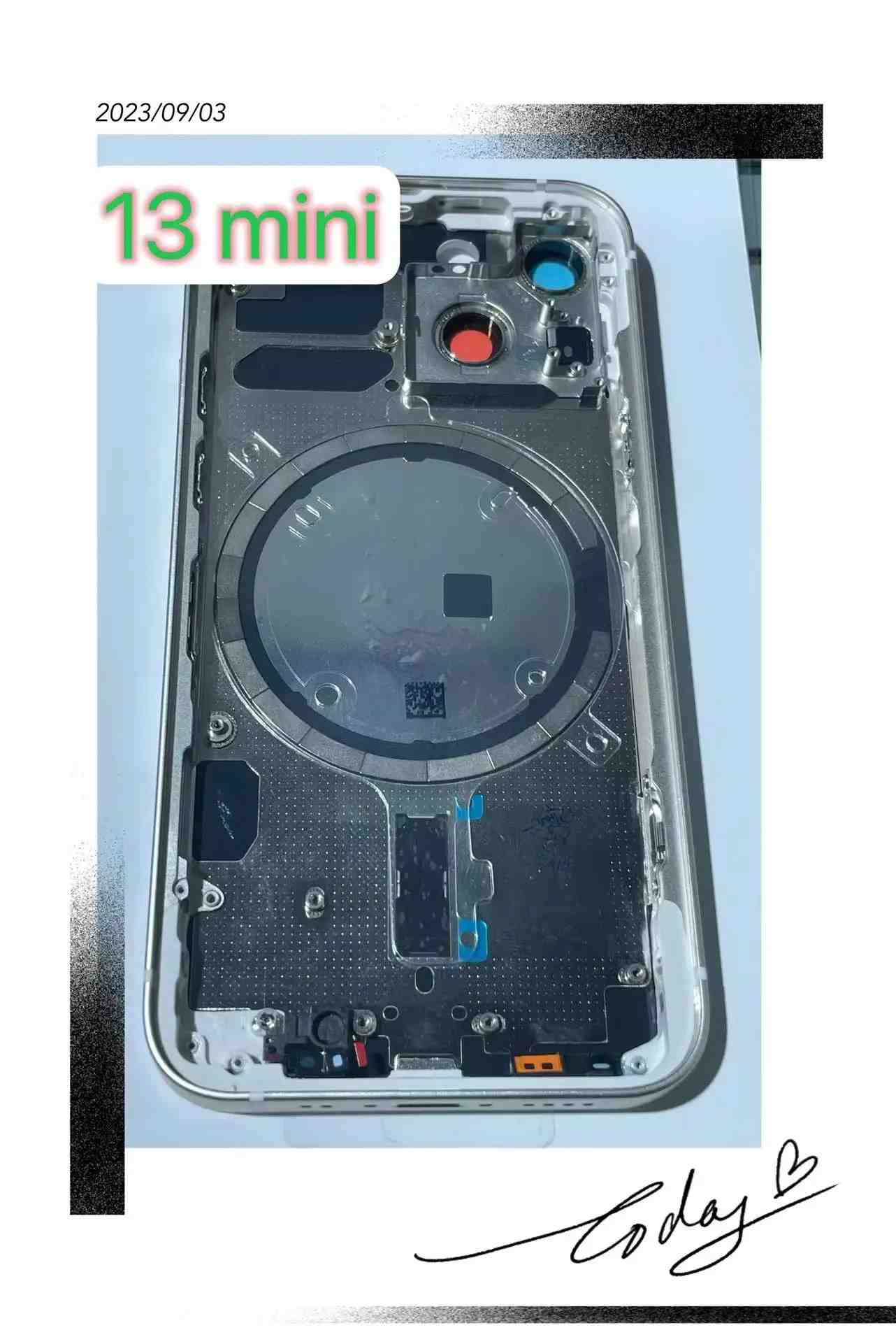 Gabinete iPhone 13mini: Botão e Bandeja SIM