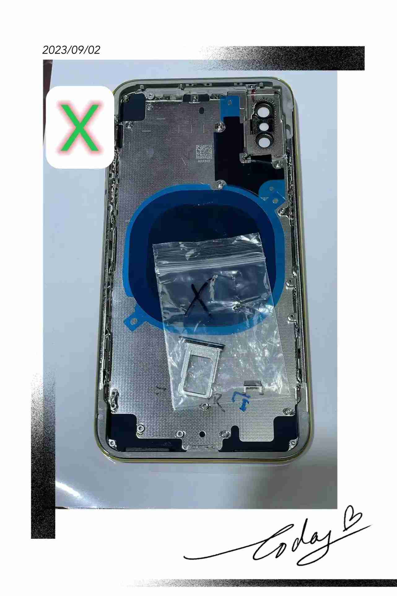 Gabinete iPhone X: Peça de Reposição Completa