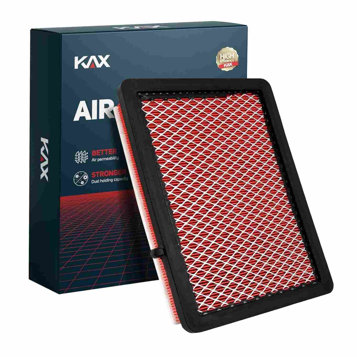 KAX Filtro de Ar Premium GAF080 (CA12260) para Chevrolet Equinox e GMC Terrain | Maior Aceleração e Proteção do Motor