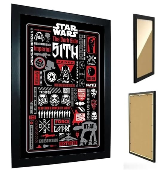 Quadro com Moldura Star Wars M20 - Decore Sua Casa com Estilo Galáctico