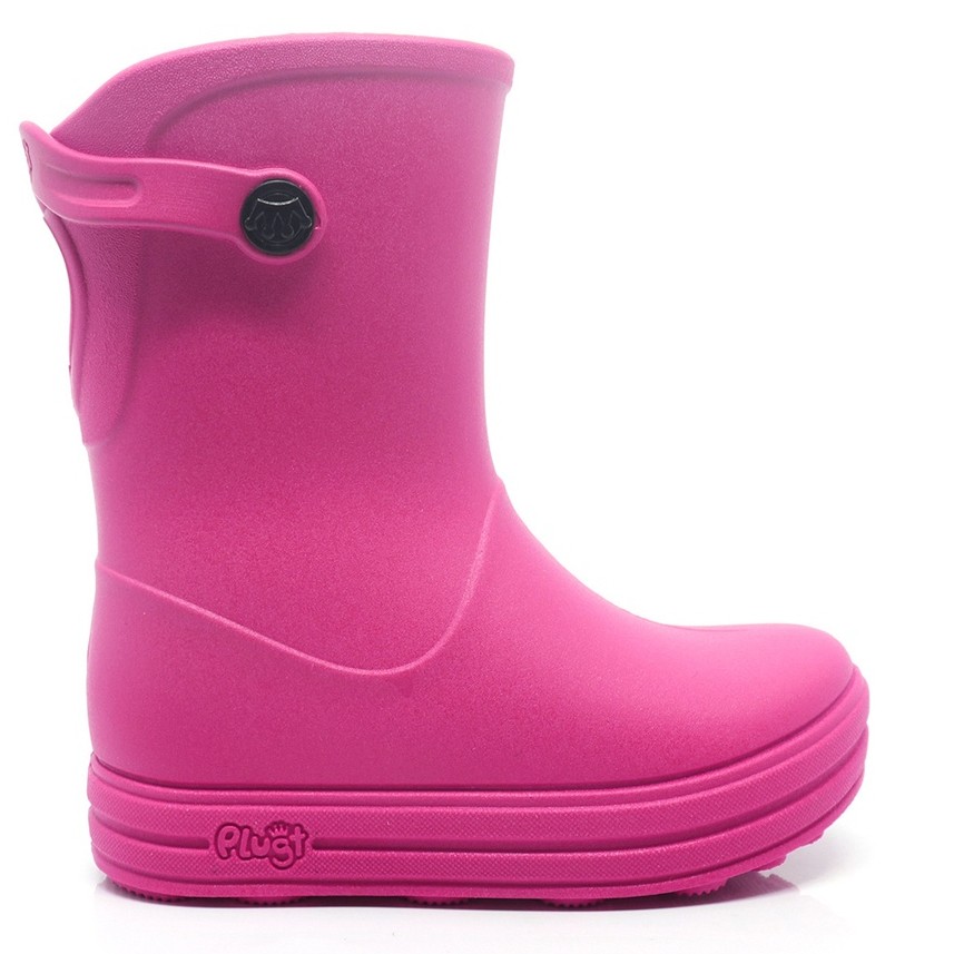 Galocha Bota Infantil Plugt Pink: Confortável e Estilosa para Meninas