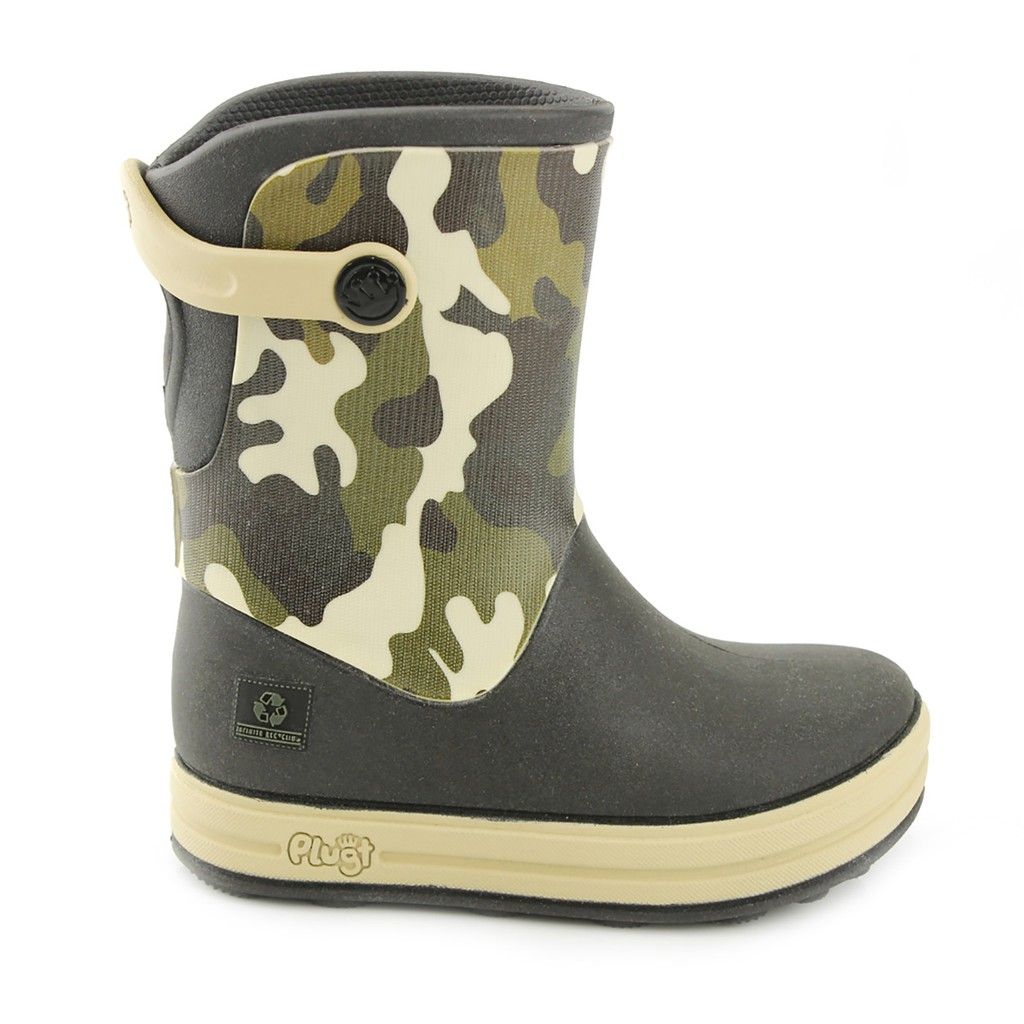 Galocha Infantil Plugt: Conforto e Estilo Camuflado
