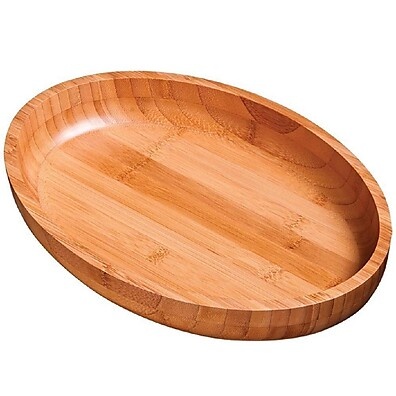 Gamela Oval Bambu 33x23 – Servindo com Estilo e Sustentabilidade