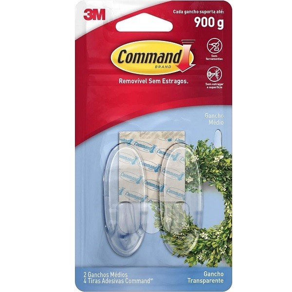 Gancho Adesivo Command: Organize Sem Furar!