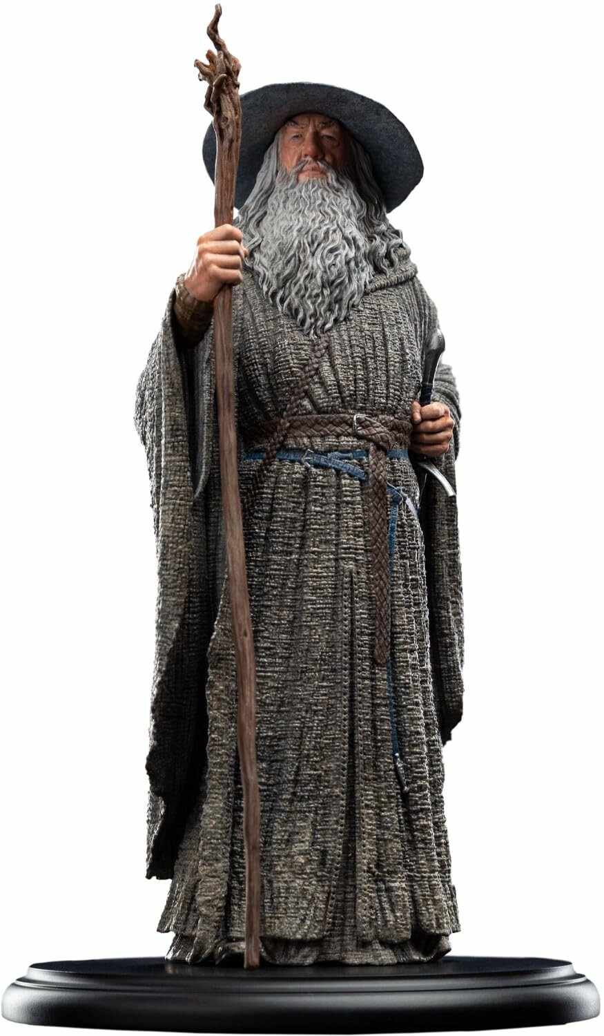 Weta Workshop Estátua Gandalf Cinza - Miniatura Detalhada da Trilogia O Senhor dos Anéis