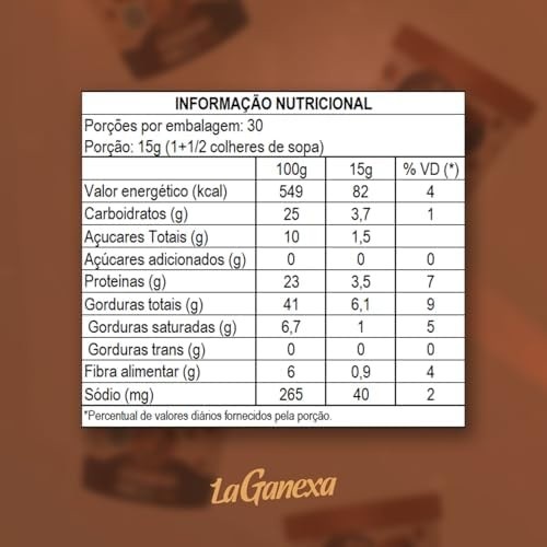 LA GANEXA Pasta De Amendoim Sabor Cookies 450G