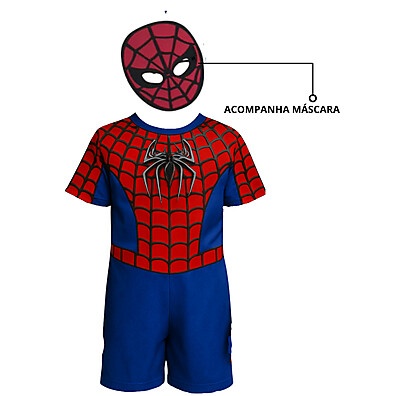 Fantasia Homem-Aranha Infantil: Aventura Garantida!