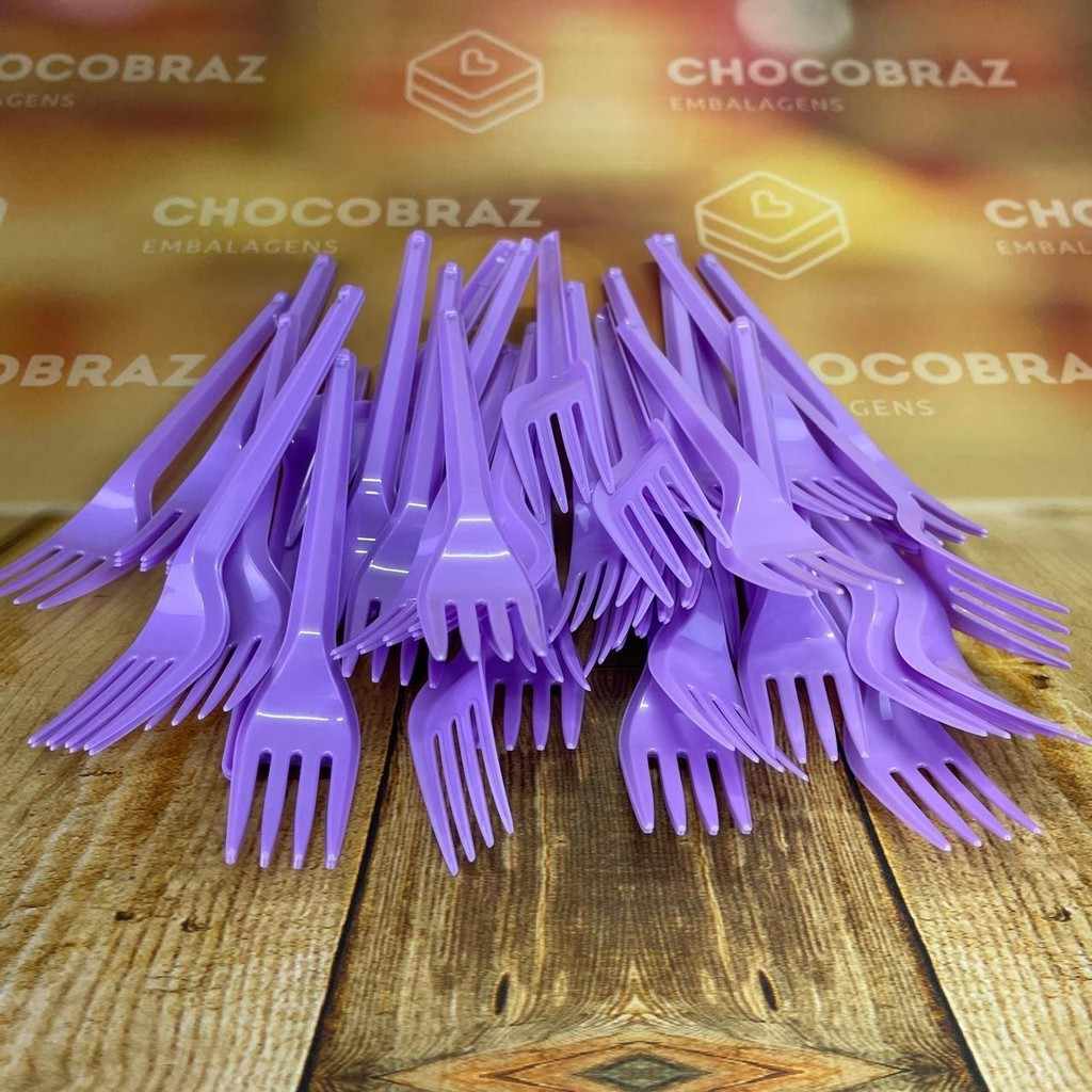 Garfo de Sobremesa Lavanda: Elegância para sua Festa!