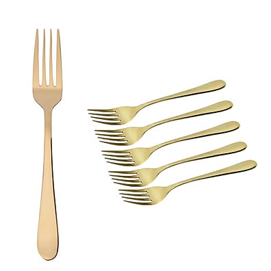 Garfo Dourado Valentina: Elegância à Sua Mesa