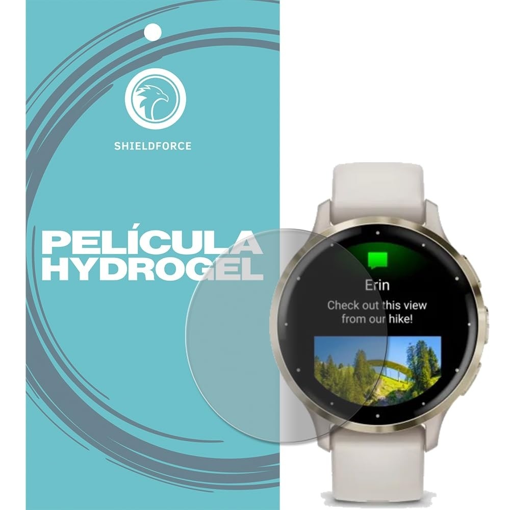 Película Hydrogel Shieldforce HD para Garmin Venu 3s 41mm (3 Unidades) - Proteção Regenerativa