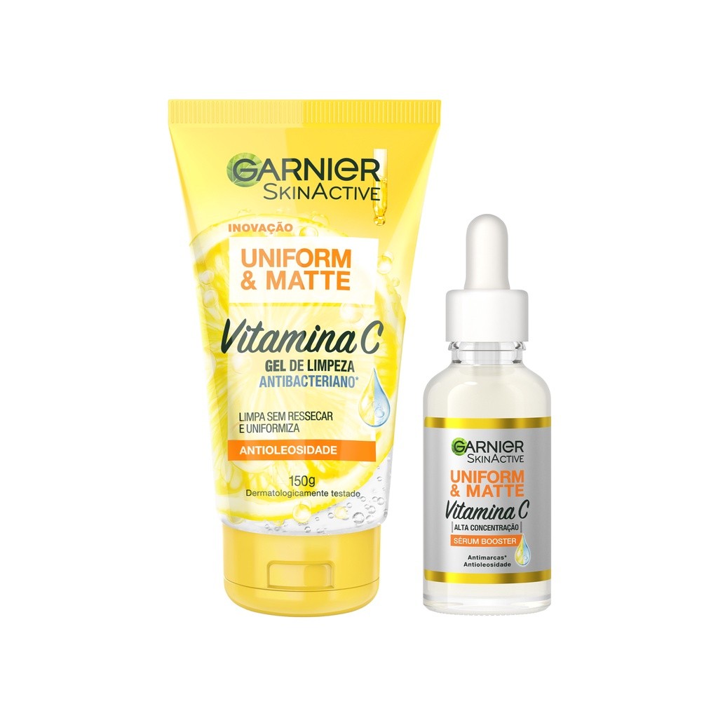 Garnier Vitamina C: Kit Anti-manchas e Oleosidade