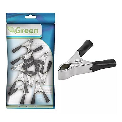 Garra de Jacaré 10A: Kit 10 para Carga de Bateria