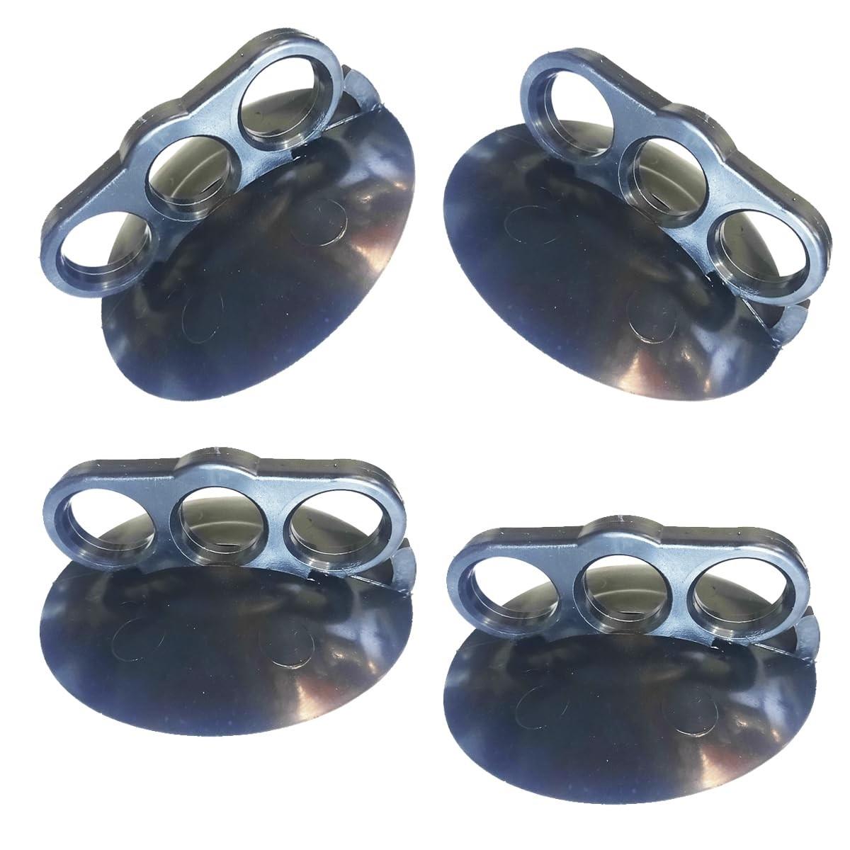 Kit 4 Ventosas Tipo Garra 110mm Silicone - Martelinho de Ouro, Funilaria e Mais!
