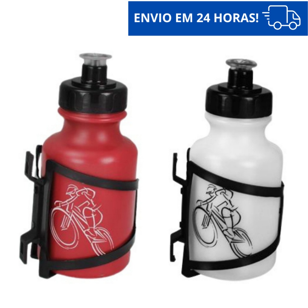 Garrafa Caramanhola Squeeze Infantil 300ml – Kit 2 Unidades