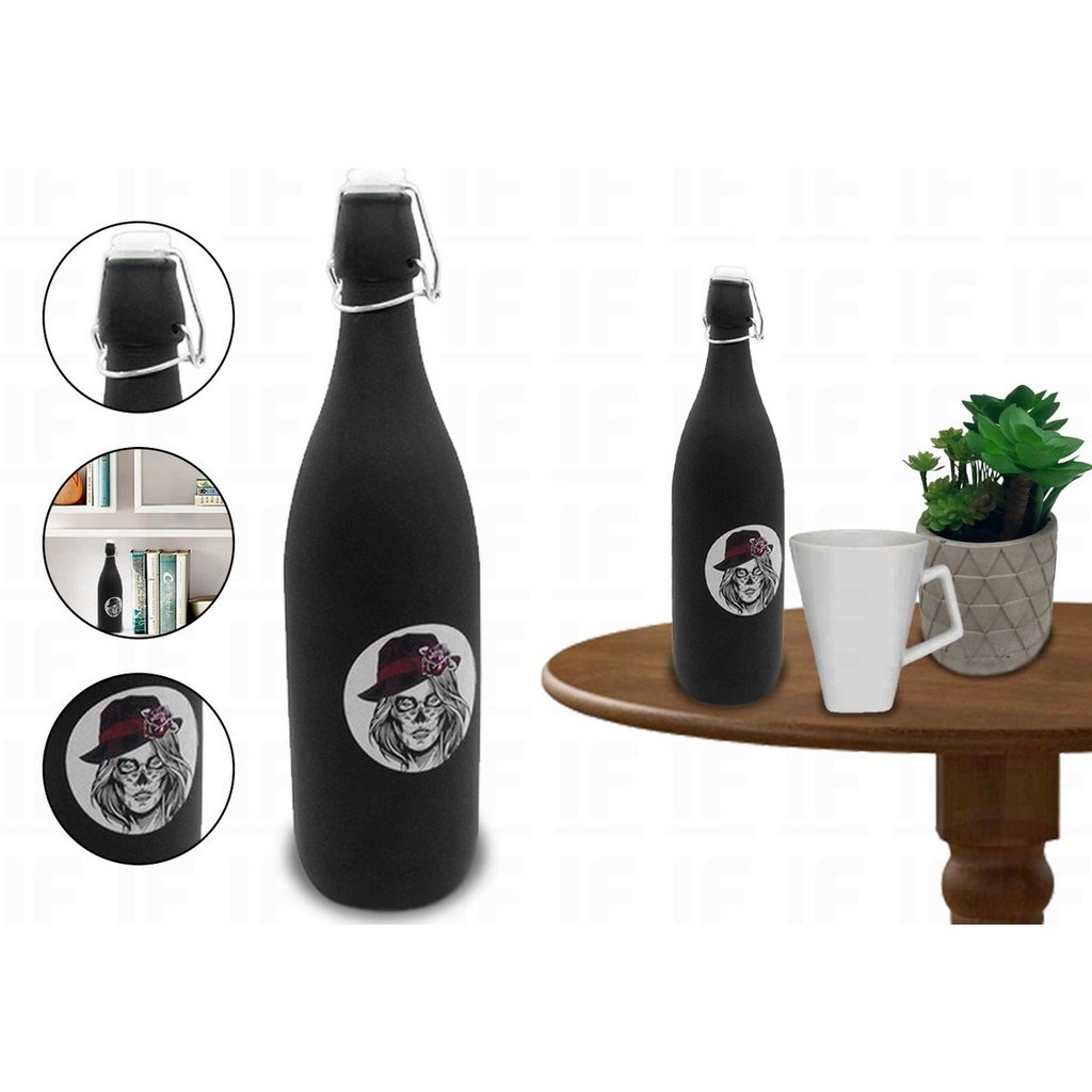 Garrafa Caveira 1L: Decore com Atitude!