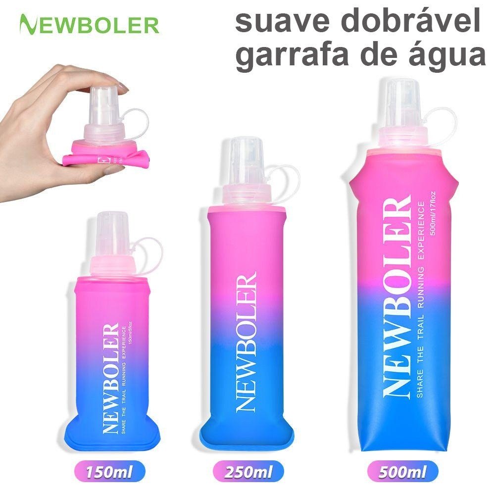 Garrafa de Água Dobrável Newboler: Leve e Segura!