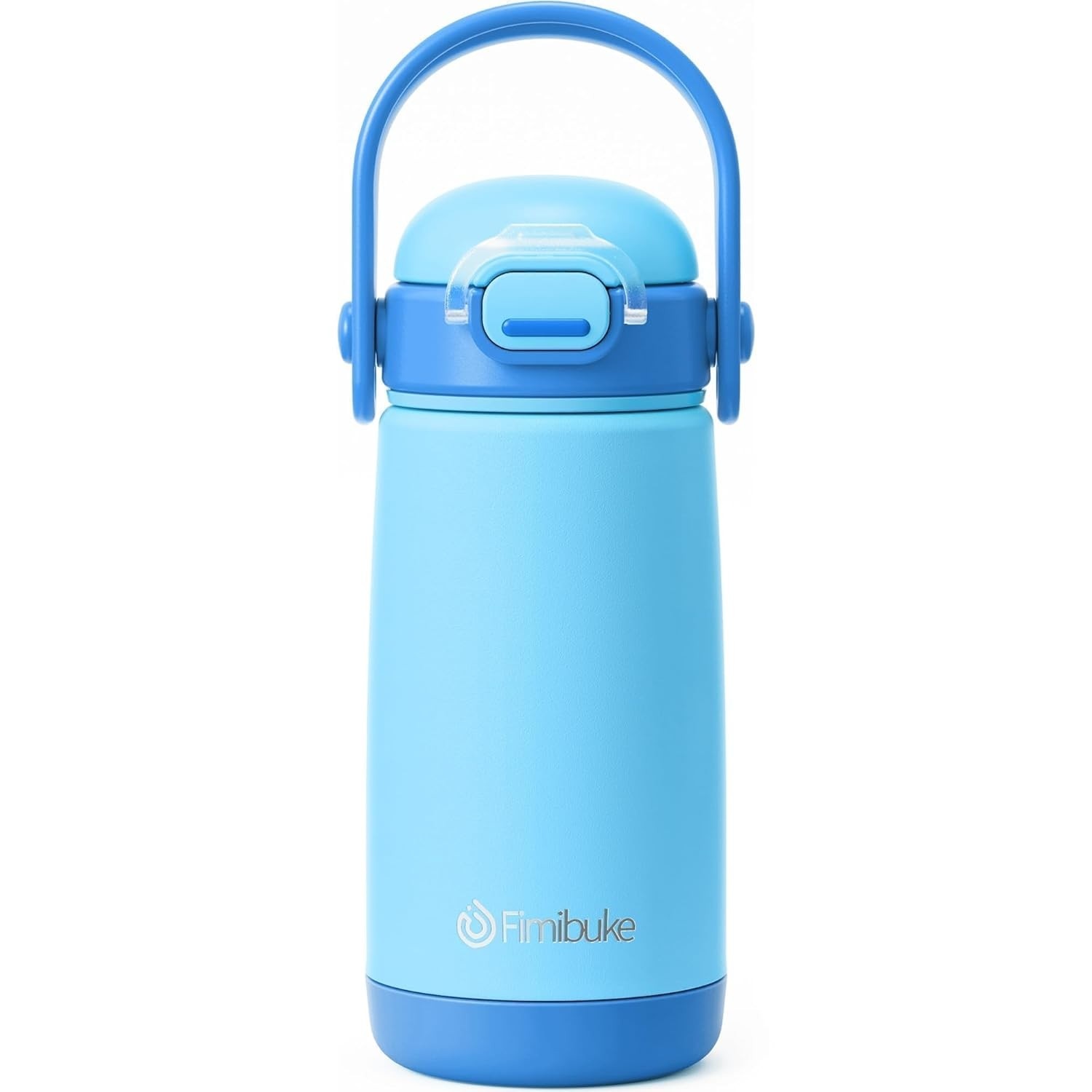 Garrafa Térmica Infantil Fimibuke 400ml - Canudo Silicone, Dupla Parede, à Prova de Vazamento