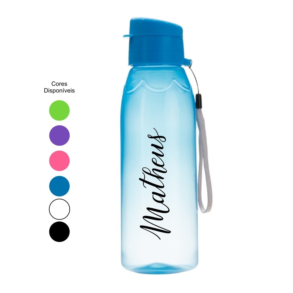 Garrafa Personalizada para Criança 700ml: Bebida Gelada e Segurança Total!