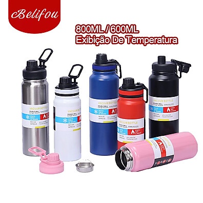Garrafa Térmica 800ml: Temperatura Ideal!