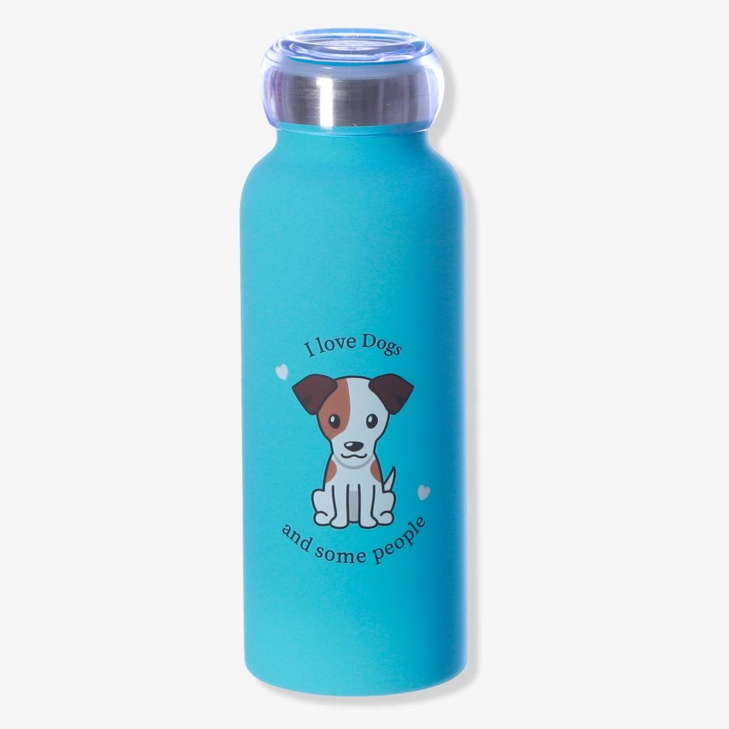 Garrafa Térmica I Love Dogs: Hidrate-se com Estilo!