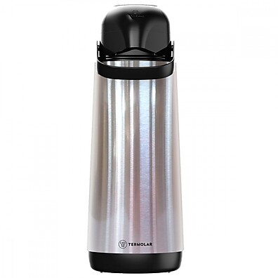 Garrafa Térmica Inox 1,8L: Quente 12h, Frio 24h