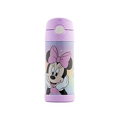 Garrafa Térmica Minnie 320ml Lilás – Ideal para Crianças