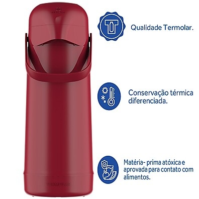 Garrafa Térmica Termolar Dash 1.8L: Quente ou Frio!