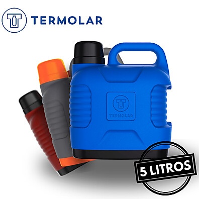 Garrafão Térmico 5L Termolar: Mantenha Bebidas Quentes ou Frios por 10H