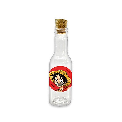 Garrafinhas One Piece 50ml com Tampa Rolha – 10 Unidades para Festas Temáticas